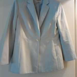 Light Blue Cotton Blazer